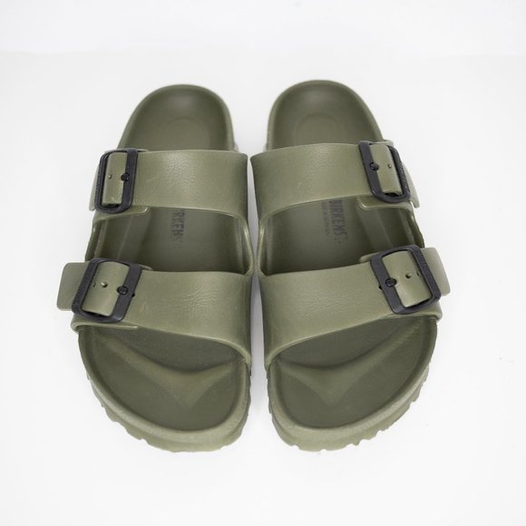 Birkenstock Shoes - Birkenstock Arizona EVA Sandals Army Green Slip On Chunky Comfort Lagenlook